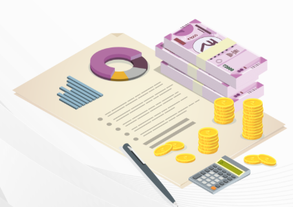 A small business owner checking inventory.